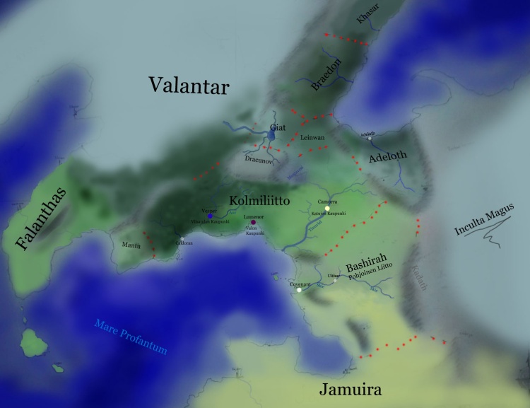 Zelonian kartta